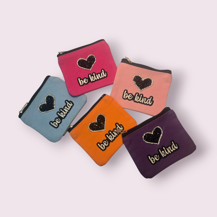 Be Kind Canvas Pouch
