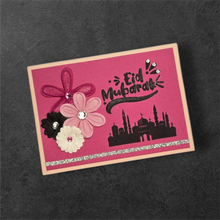 Midnight Elegance - mini Eid Mubarak Card