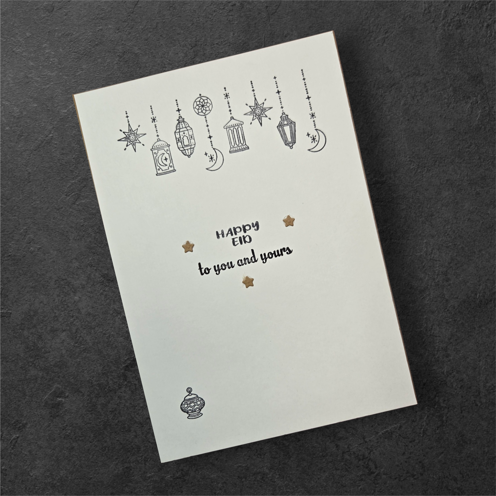 Gilded Moonlight - Eid Mubarak Card