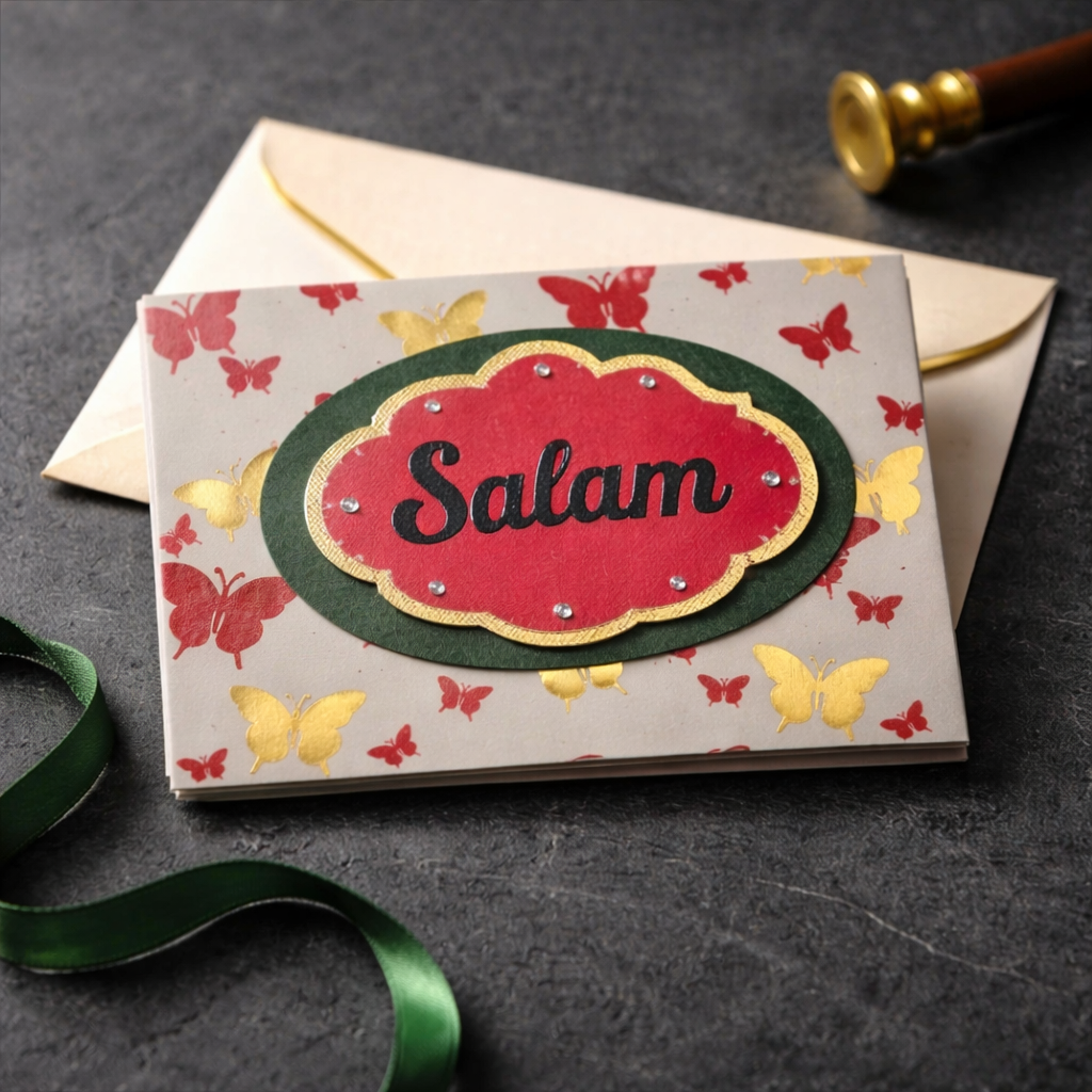 Golden Monarch - Salam Card